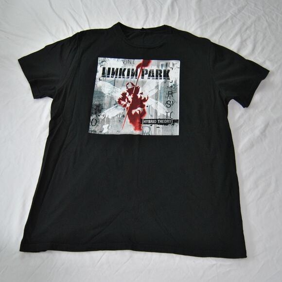 Linkin Park Hybrid Theory X-Large Black Short Sleeve Shirt - Picture 1 of 6